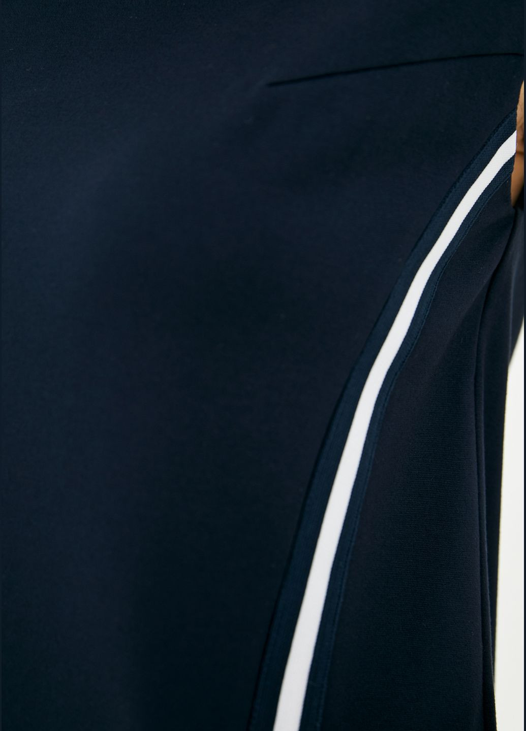 Темно-синяя кэжуал однотонная юбка ORA