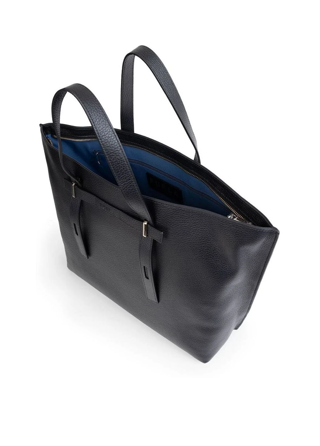 Сумка тоут женская кожанная черная Furla GIOVE L TOTE (314900637)