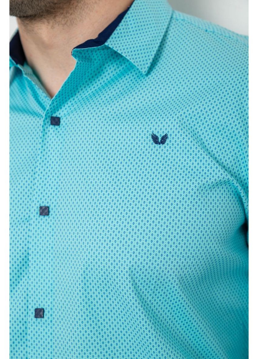 Сорочка чоловіча з принтом, колір синій, 214R7401 Ager (336884762)