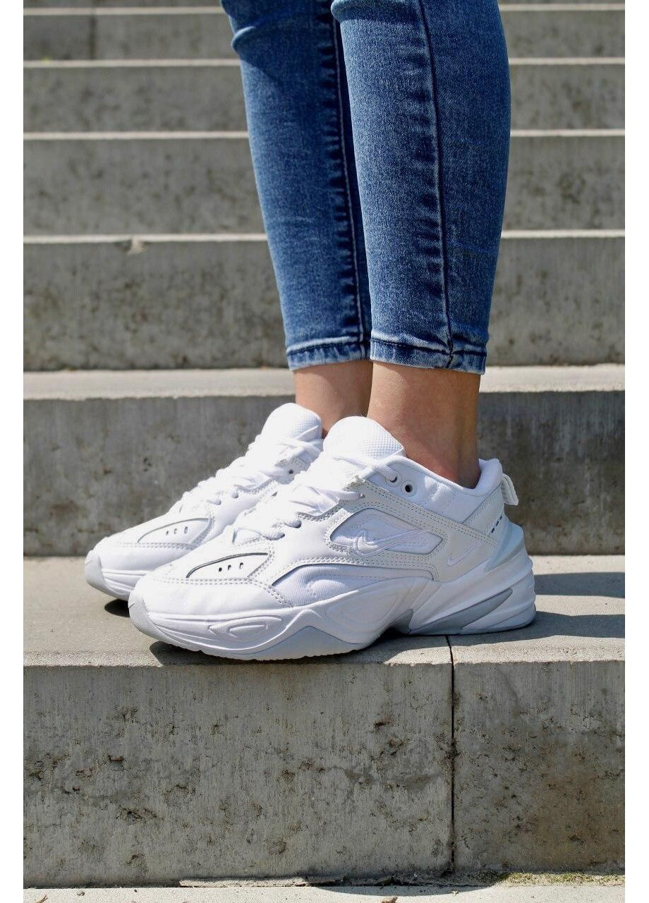 Белые демисезонные кроссовки мужские nike m2k tekno white 2 найк м2к текно No Brand