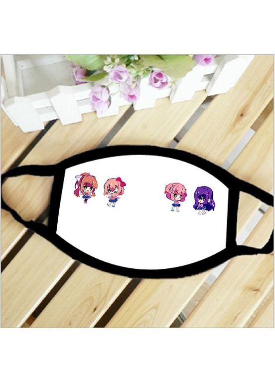 Маска защитная на лицо аниме Доки Доки литературный клуб Doki Doki Literature Club косплей 17х11 см (ms127) No Brand (360802042)