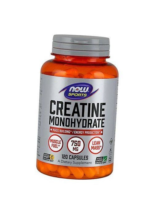 Креатин моногидрат для набора массы и энергии, Creatine Monohydrate 750, 120вегкапс (31128003) Now Foods (315481391)