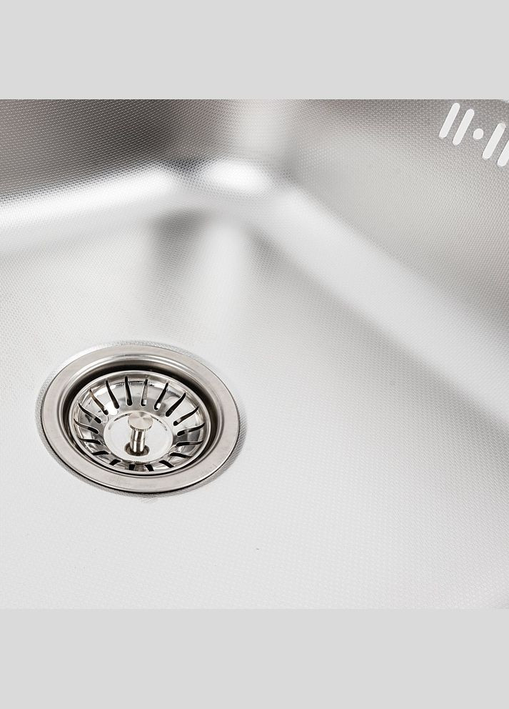 Кухонная мойка из нержавеющей стали 8060 L ДЕКОР (0,7/160 мм) Valeso (305296145)