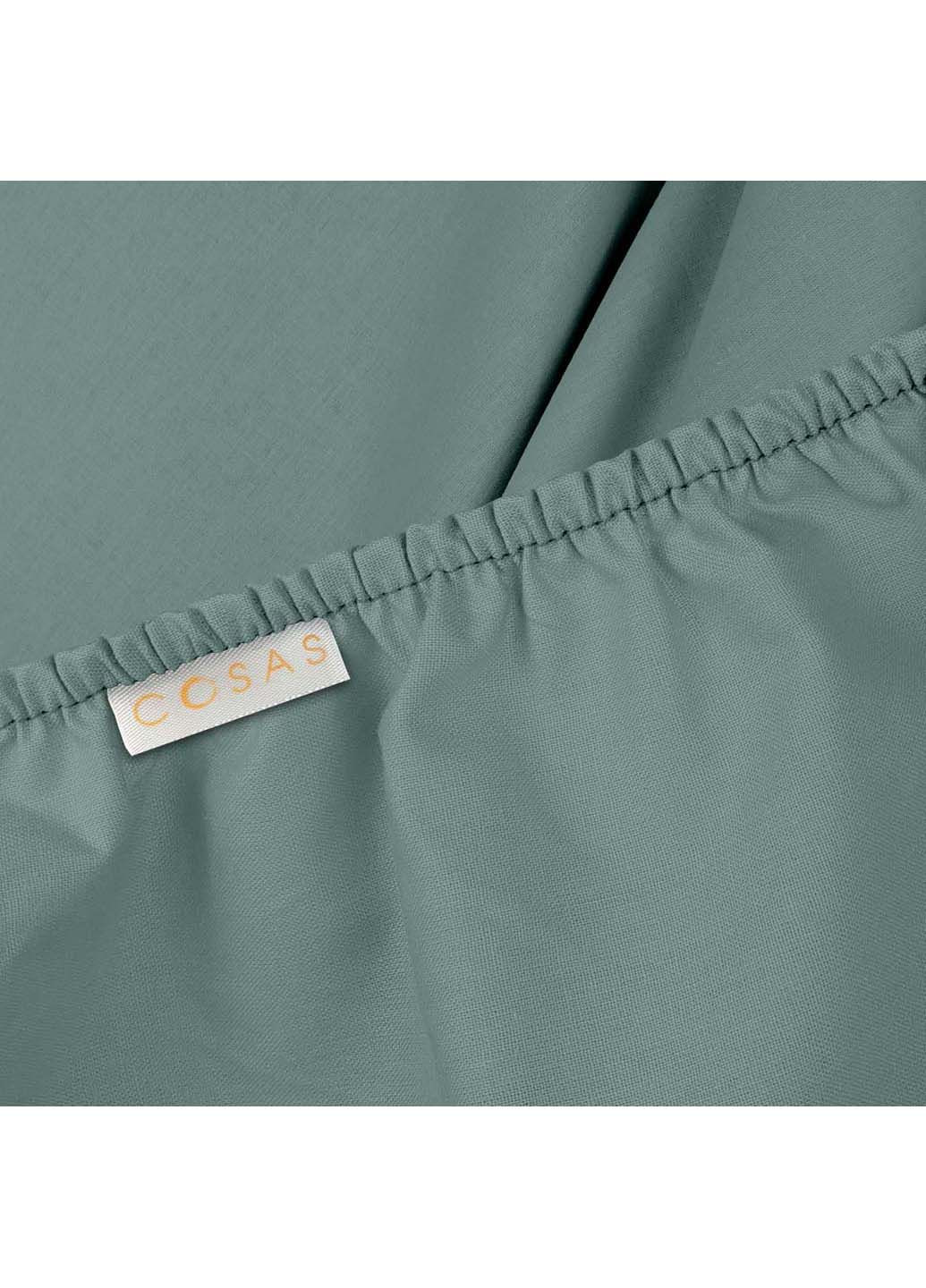 Сімейна постіль з простирадлом на гумці GREY GEOMETRY CS5 2х160х220 см Cosas (307475568)