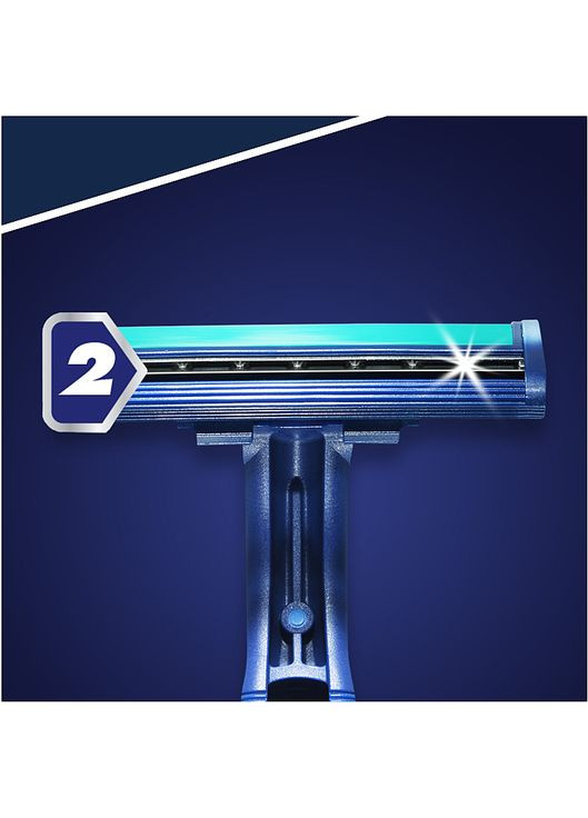 Набір одноразових станків для гоління, 5шт Blue II Plus 5шт (36369-54514) Gillette (365799646)