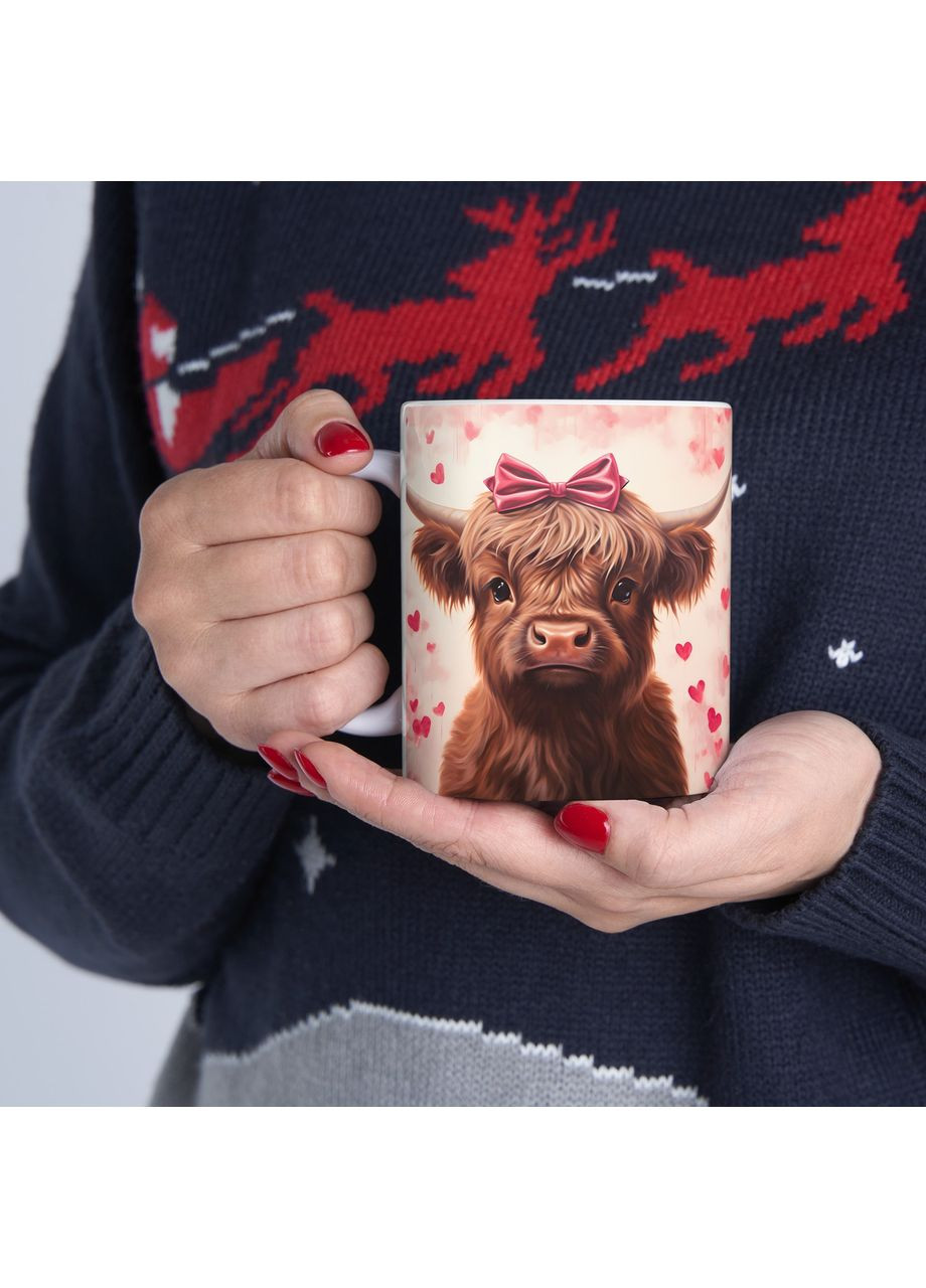 Керамическая чашка с дизайном "Волшебная коровка"-3 No Brand (368671351)