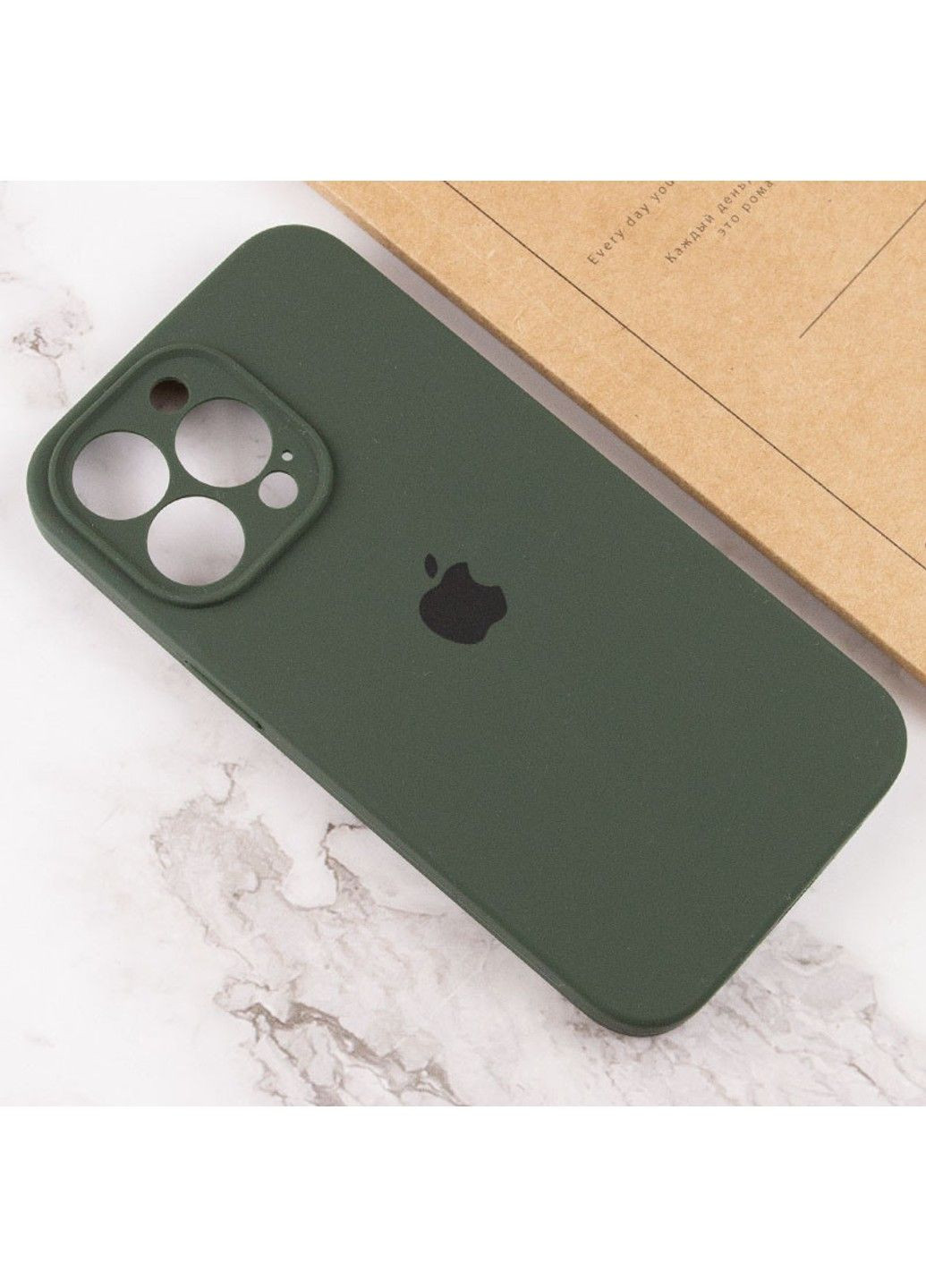 Чехол Silicone Case Full Camera Protective (AA) для Apple iPhone 15 Pro (6.1") Epik (291880594)