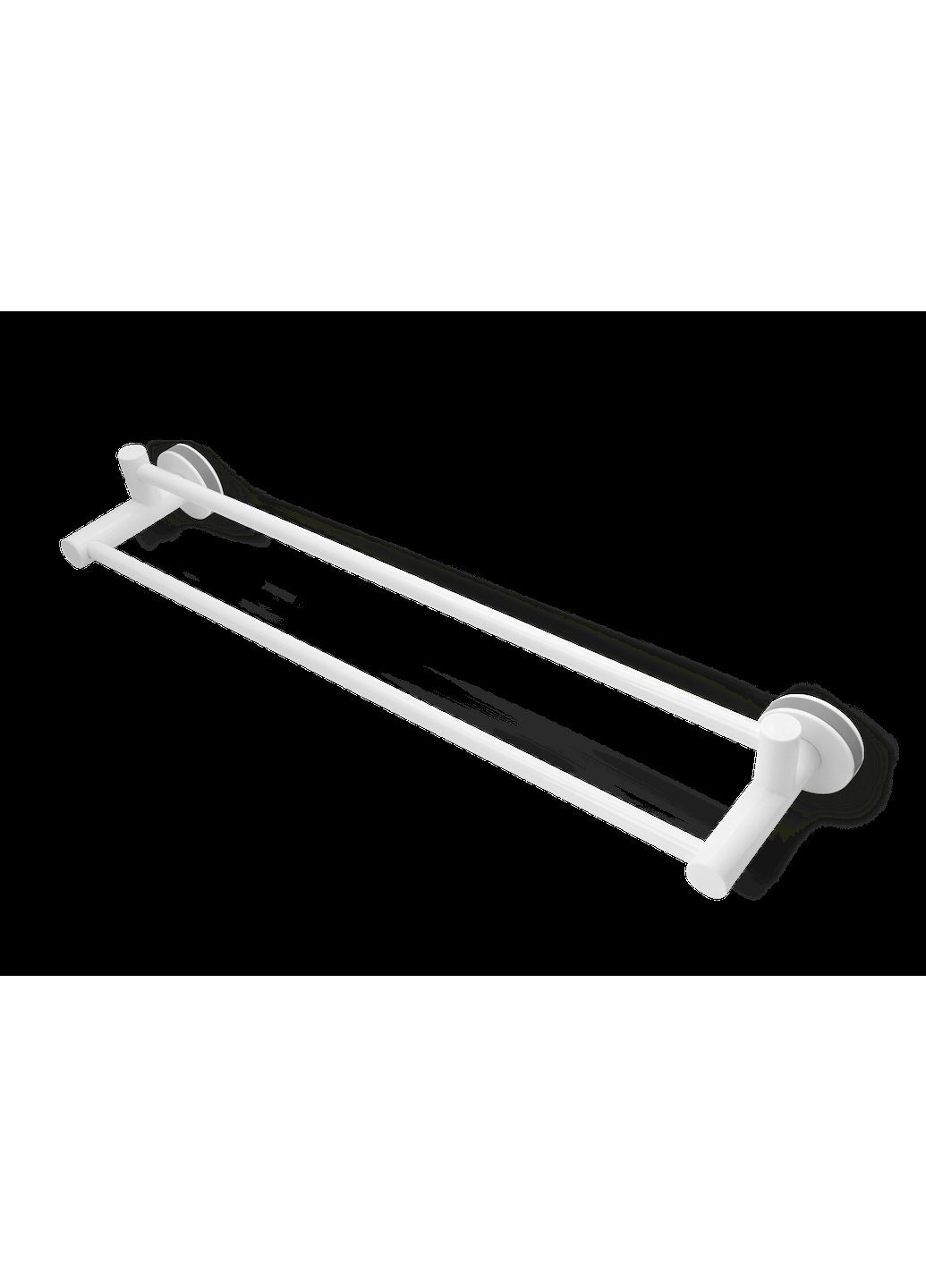 Тримач для рушників подвійний MVM BP-31 клейкий Білий (BP-31 WHITE) МВМ (365280689)