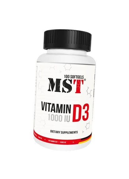 Вітамін Д3, Vitamin D3 1000, 120капс (36288028) MST (293253824)