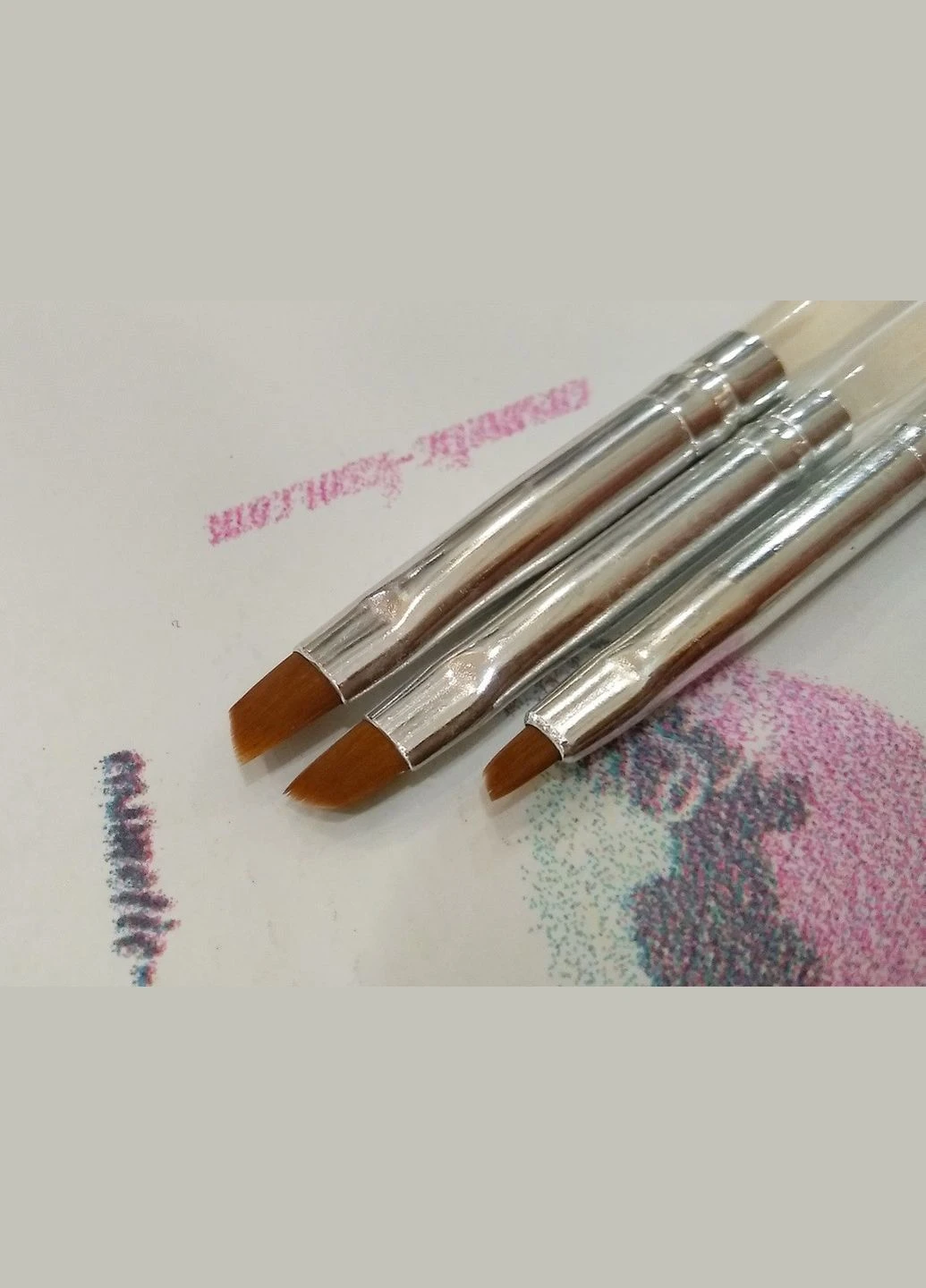 Набор кистей гель №3/ френч №3 No Brand (299386076)