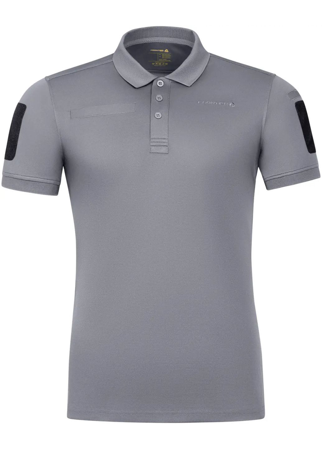 Сіра футболка поло frontier milvus gray No Brand