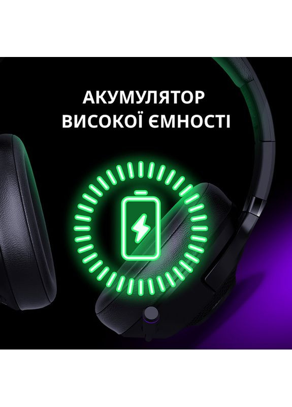 Гарнитура Noah 702 Wireless Gaming Black (LRG-GHS702) LORGAR (326519275)