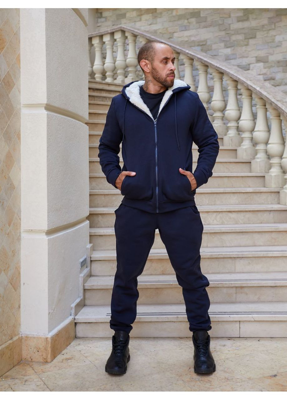 Мужской утепленный костюм из тринитки на флисе — ЗАМЕРЫ В ОПИСАНИИ DK/DL Мода без кордонів (368722124)