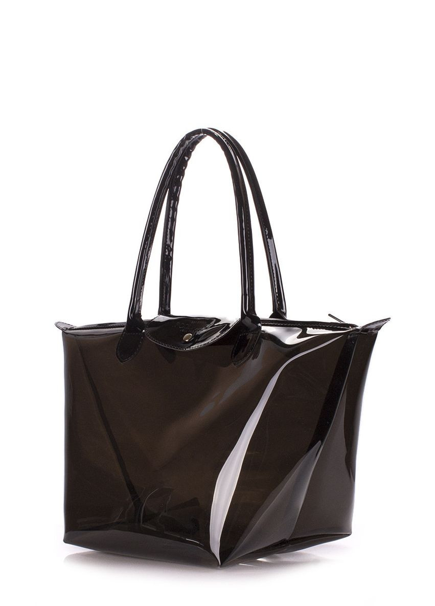 Прозора жіноча сумка Kelly чорна PoolParty (372657526)