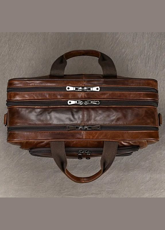 Большая мужская сумка с карманами из кожи Bx7289 Brown Bexhill (306437971)