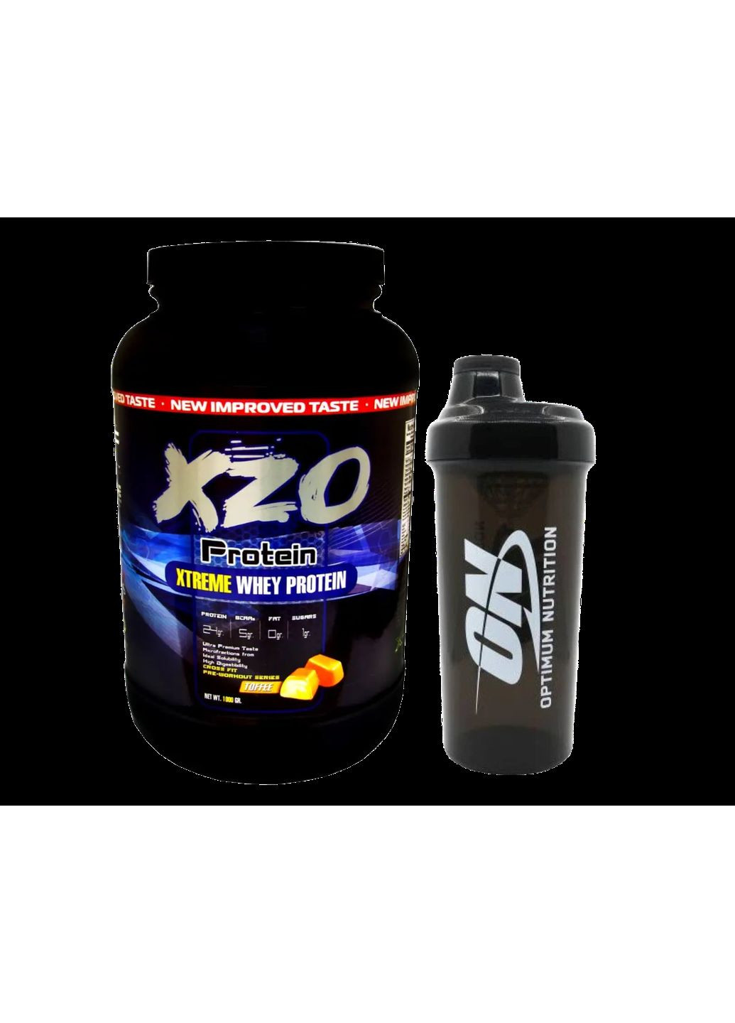 Протеин Xtreme Whey 1 кг вкус Тоффи+Шейкер XZO Nutrition (369769979)