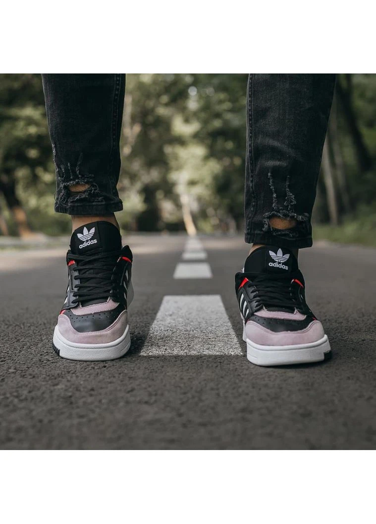Черные демисезонные кроссовки мужские adidas drop step black beige low адидас дроп степ No Brand