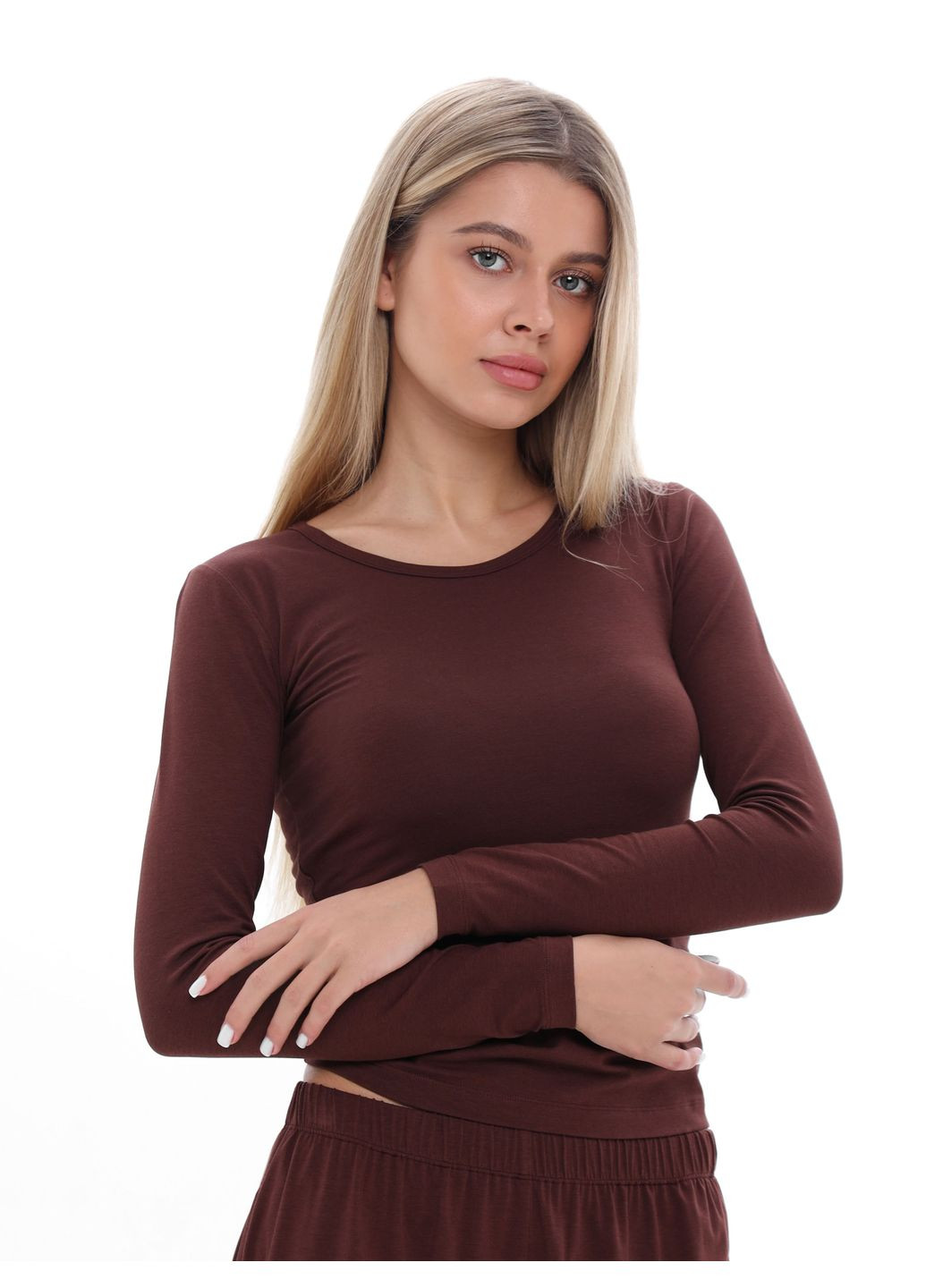 Лонгслів жіночий, колекція "Шоколад" German Volf (322774242)