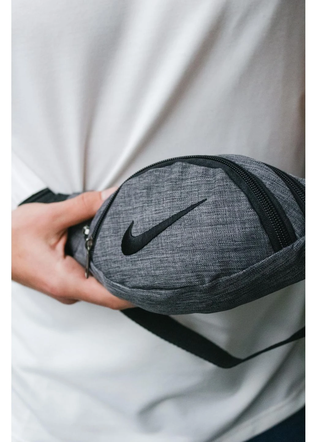 Бананка Nike серый меланж (маленькая) # - (395663038)