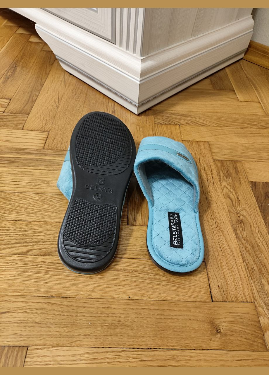 Жіночі відкриті велюрові капці тапочки Belsta Белста (345647064)
