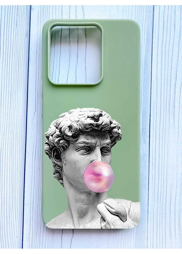 Матовый чехол на Xiaomi Redmi Note 13 Pro 5G Скульптура (принт 352) Creative (355404033)