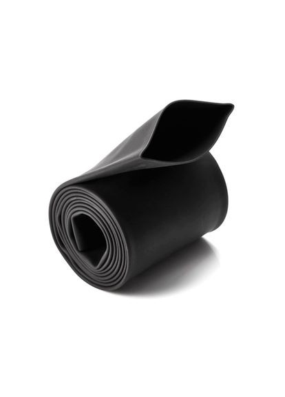 Термозбіжна трубка Поліолефін 125x0.3мм, 80/40мм, 25м, чорна, 107260 No Brand чорний (372492715)