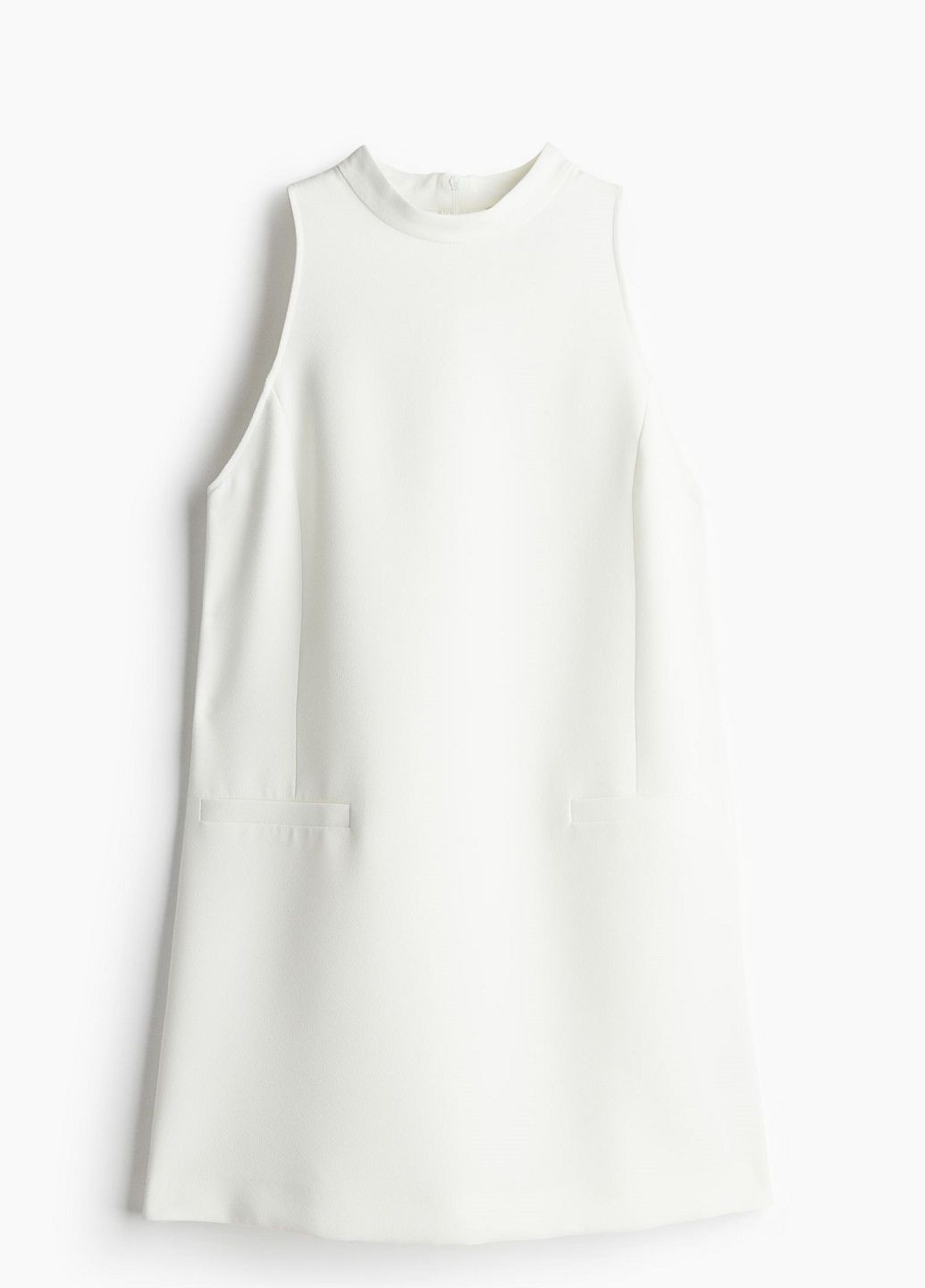Білий ділова сукня H&M однотонна