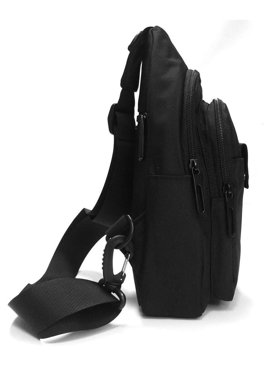 Чоловіча сумка тканинна чорна Lanpad (366293370)
