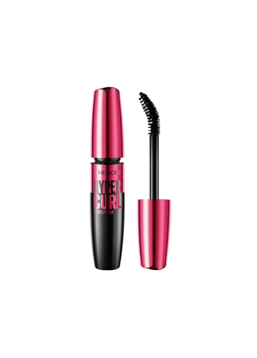 Водостійка туш для вій Hyper Curl Waterproof Mascara Pink, 23 мл Shedoes (314801261)