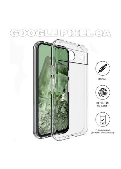 Чехол для мобильного телефона (711662) BeCover Google Pixel 8a Transparancy (366157213)