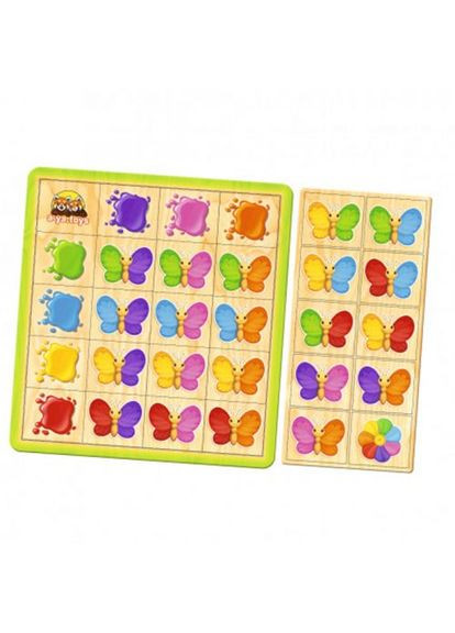 Пазл-сортер "Бабочки: цвета" Ubee (361424831)