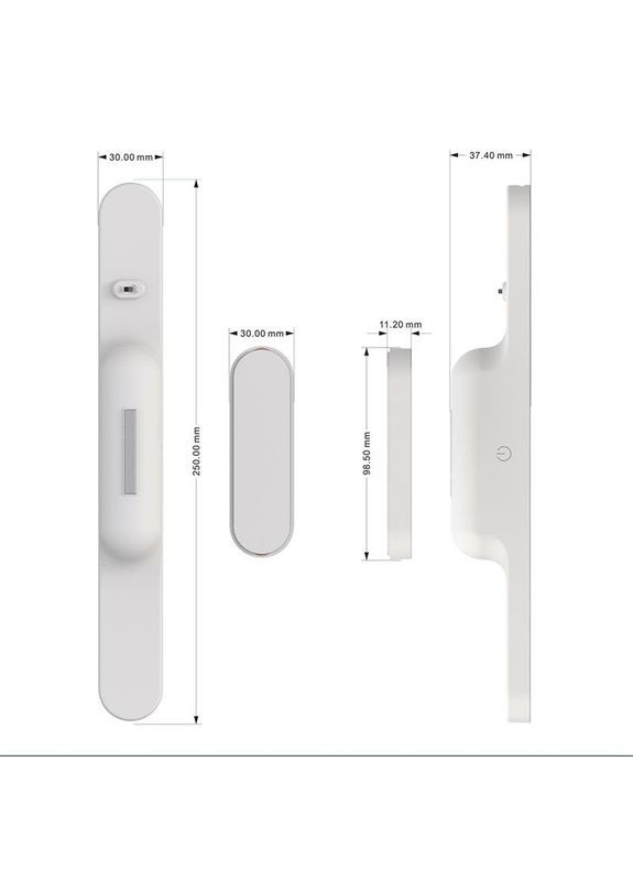 Настольная лампа LED Magnetic Multi-Functional со встроенным аккумулятором белая (CW-DL11MMB-W) Colorway (370620337)