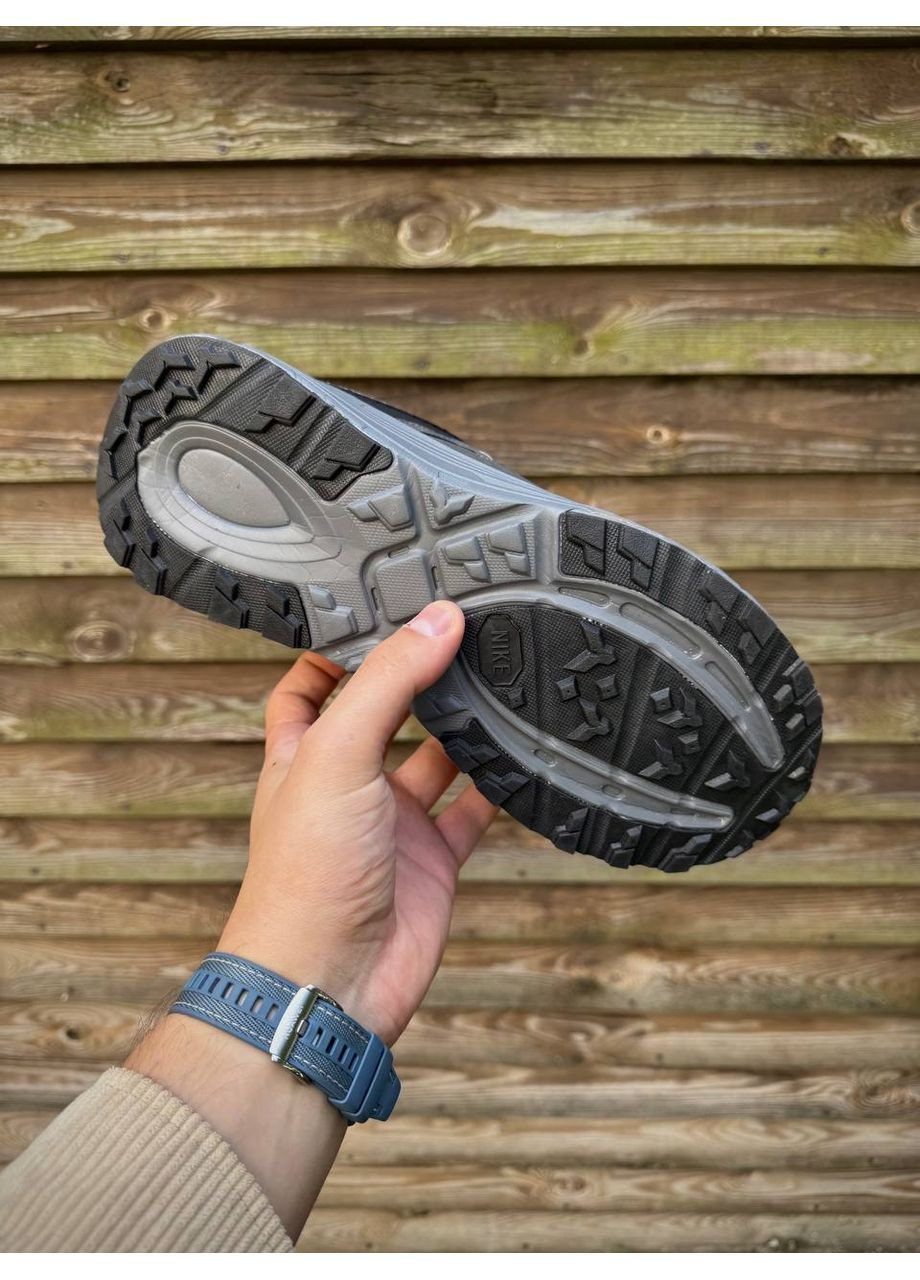 Серые демисезонные мужские кроссовки No Brand