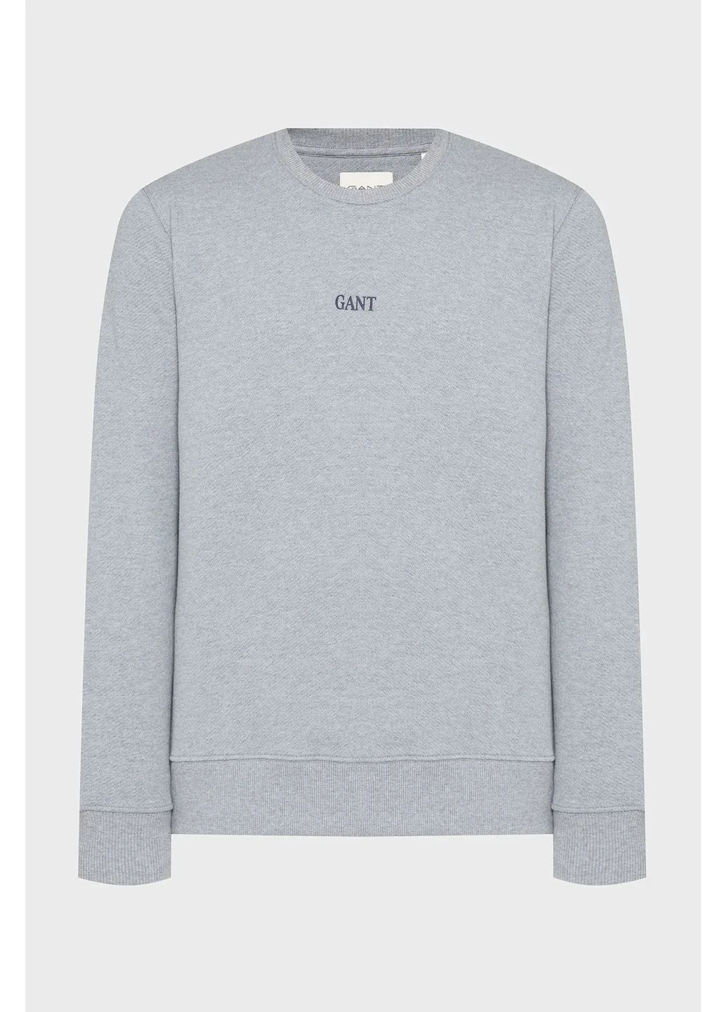 Сірий світшот Gant меланж без декору (378728571)