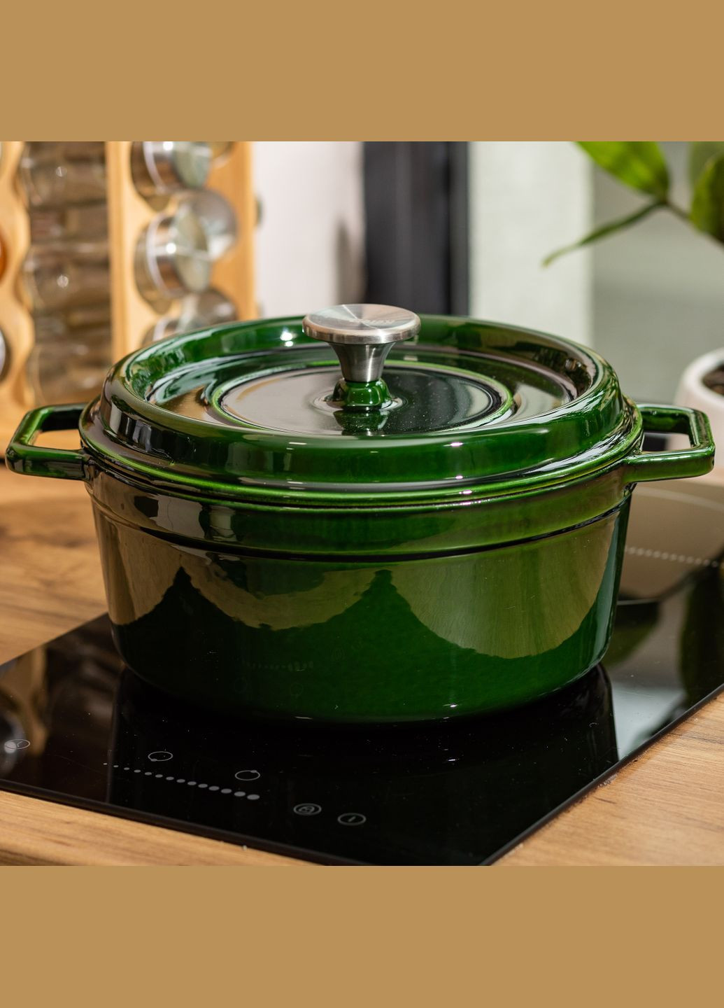 Кокотница чугунная с эмалированным покрытием 3,5л Yongkang (328603616)