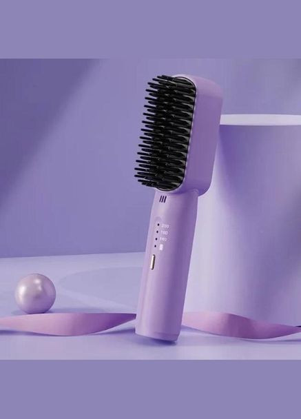 Бездротовий акумуляторний гребінець - випрямляч для волосся No Brand (348118998)