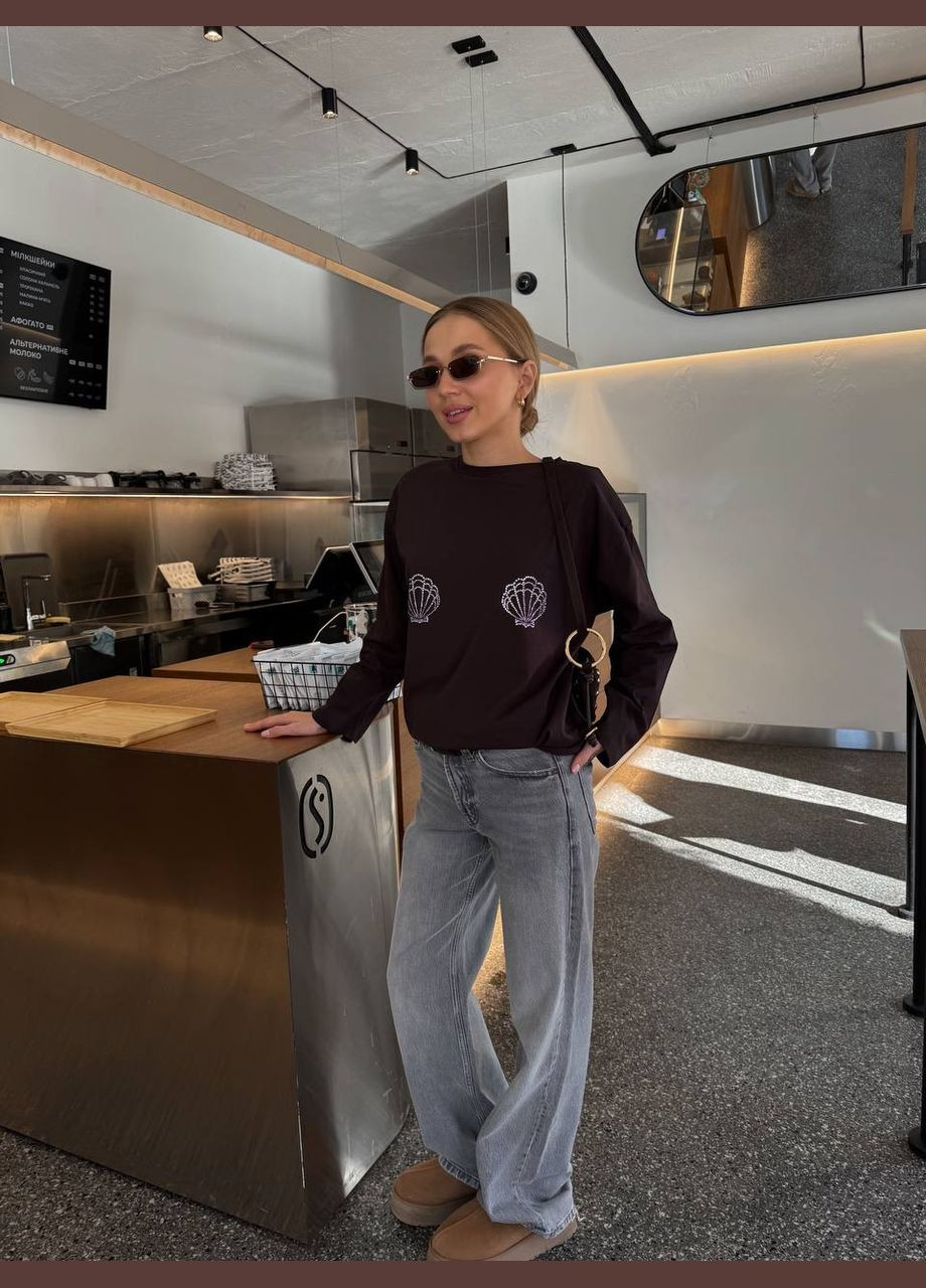 Лонг з акцентними мушлями No Brand (322074328)