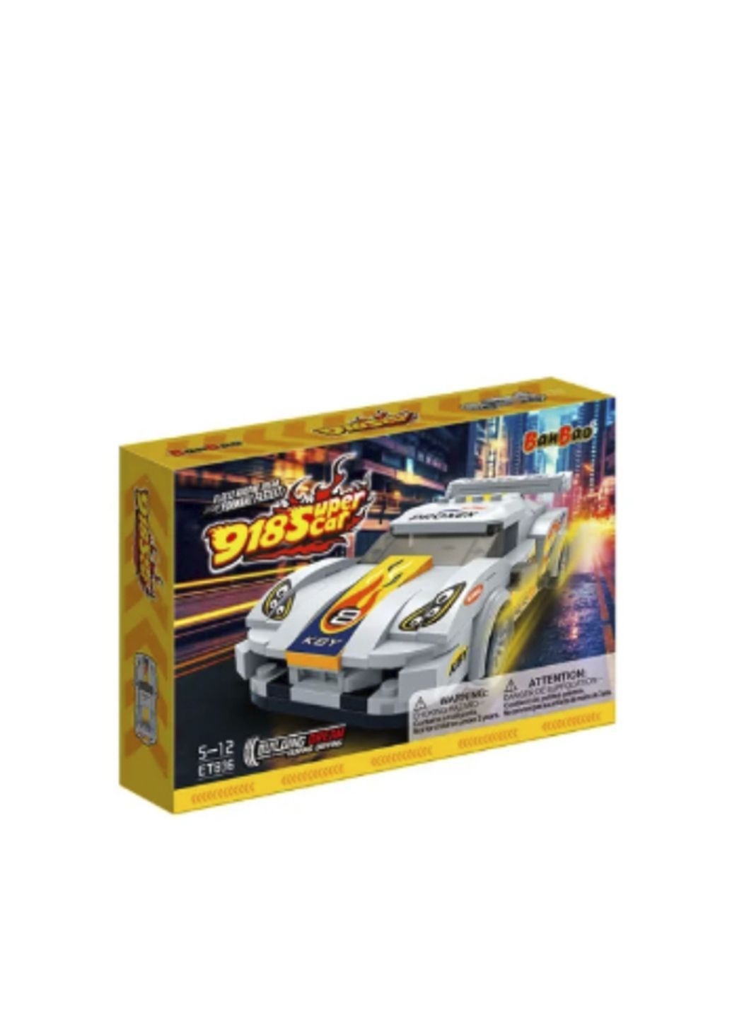 Конструктор "Скоростные гонки", 248 эл. цвет разноцветный CB-00287770 Banbao (369842426)