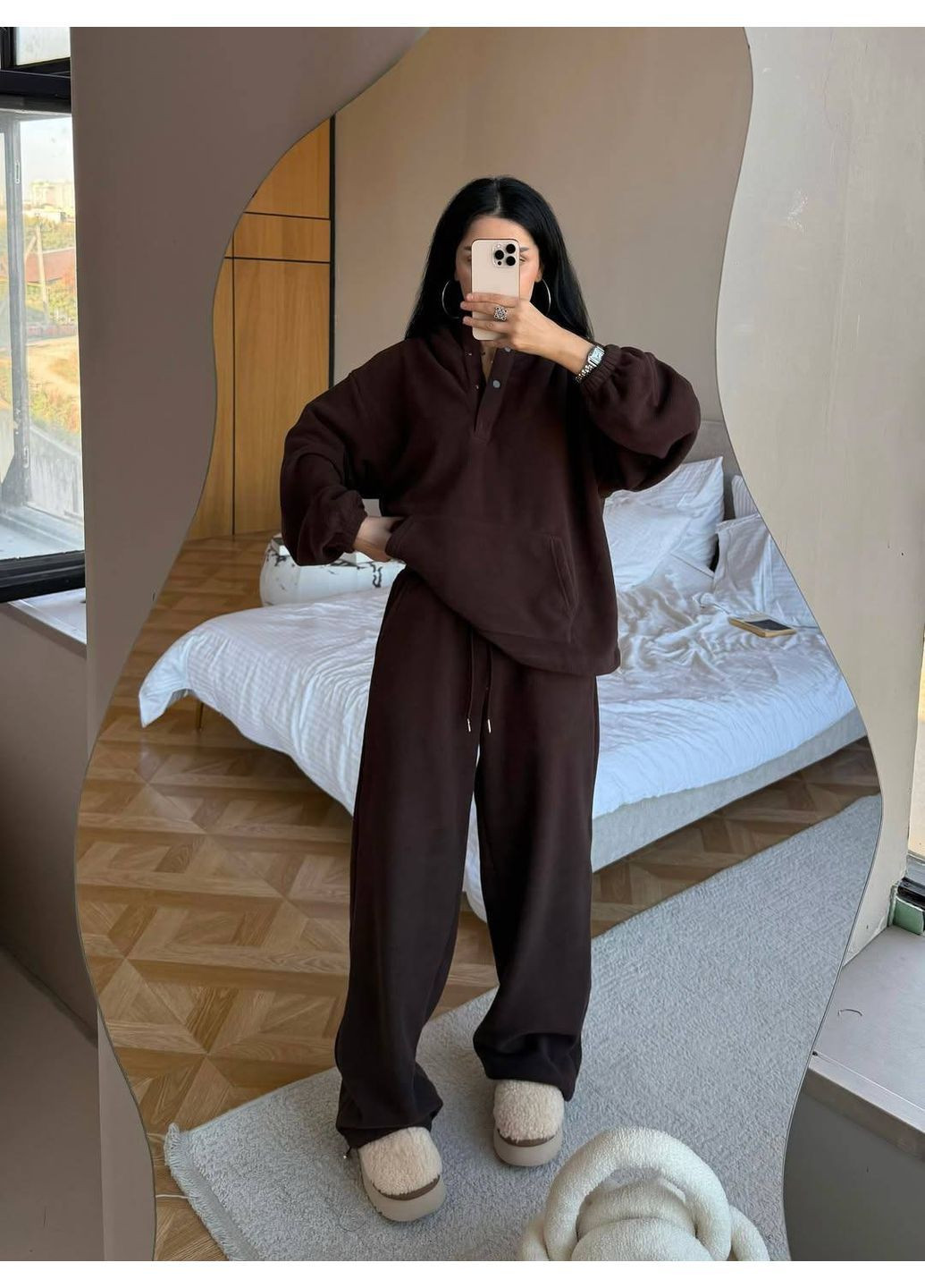 Флисовый теплый спортивный костюм No Brand (369976660)