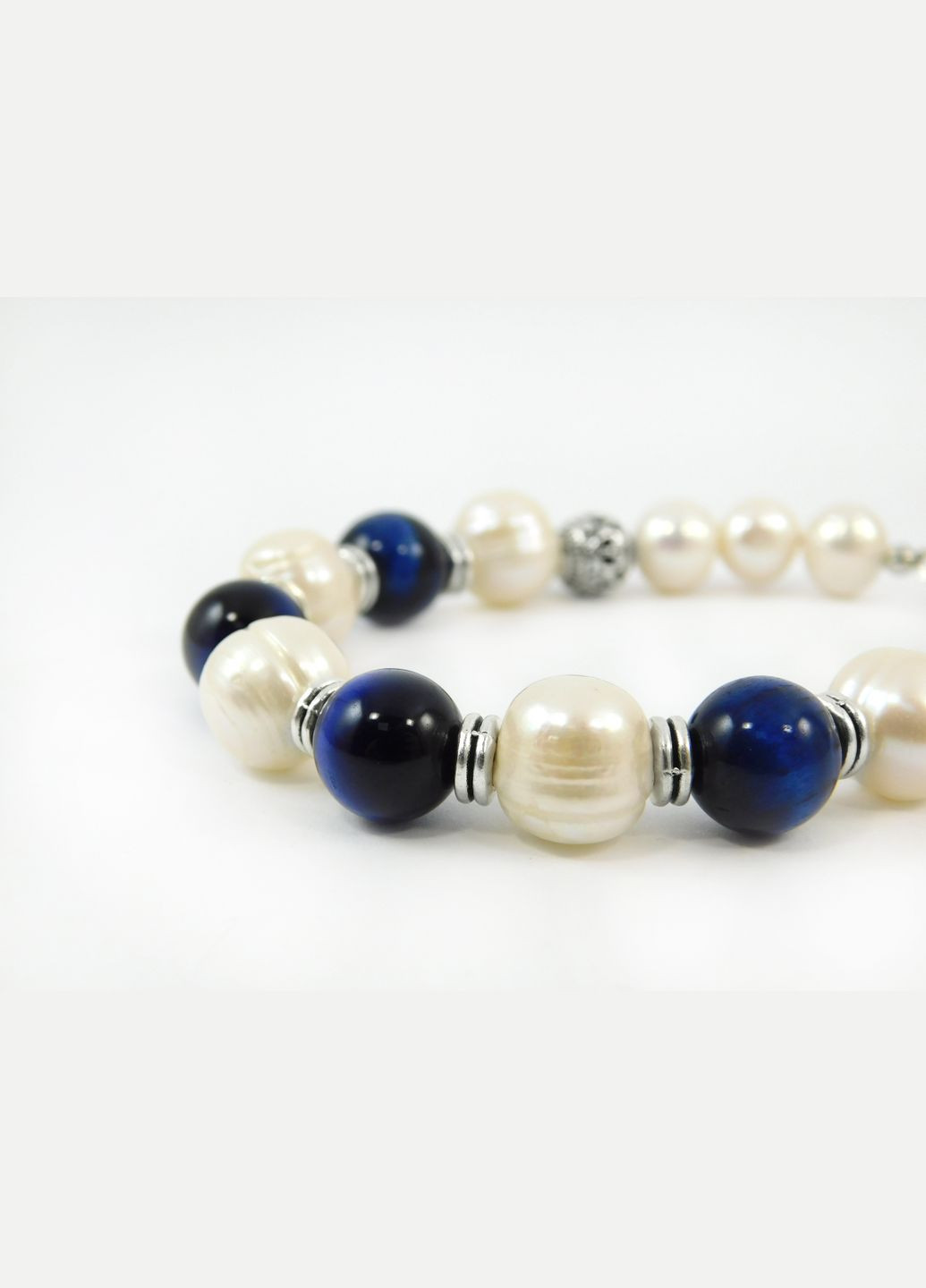 Браслет "Флорида" Перли, Тигрове око 17 Fursa fashion (322767039)