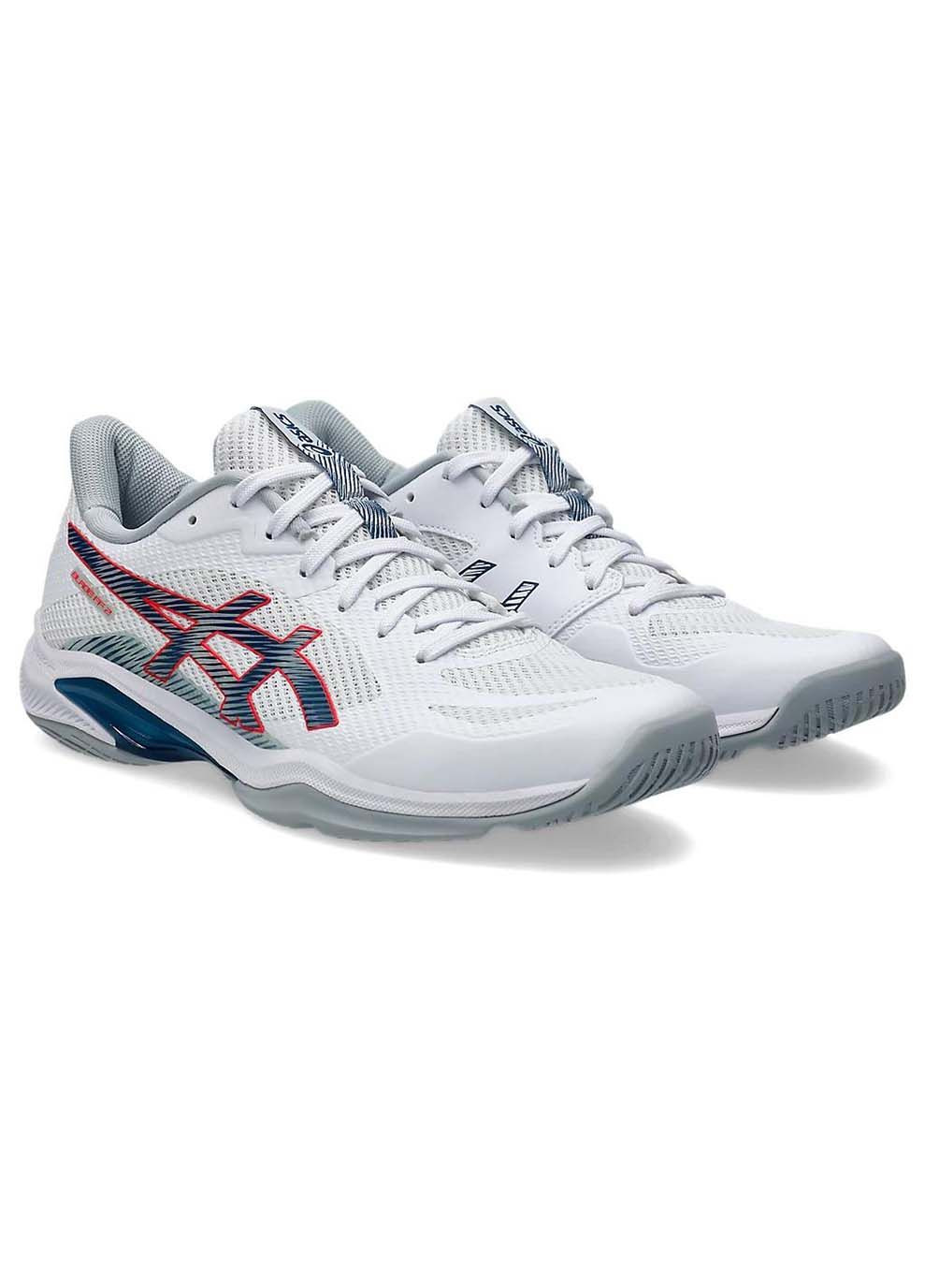 Женские Кроссовки Blade FF 2 White/Mako Blue Asics белые демисезоны (367589451)