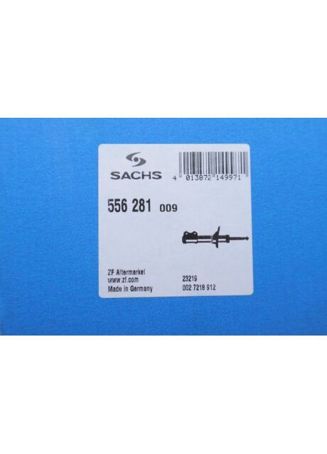 Амортизатор подв. VAG (Audi/VW/Seat/Skoda) задн. (пр-во ) 556 281 Sachs (366200677)