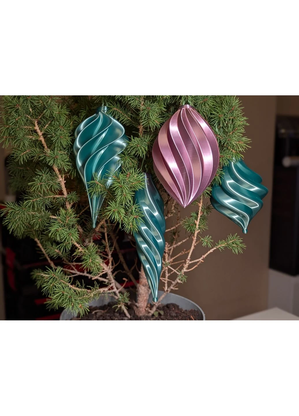 Різдвяні прикраси Christmas ornaments 3D друк No Brand (375320549)