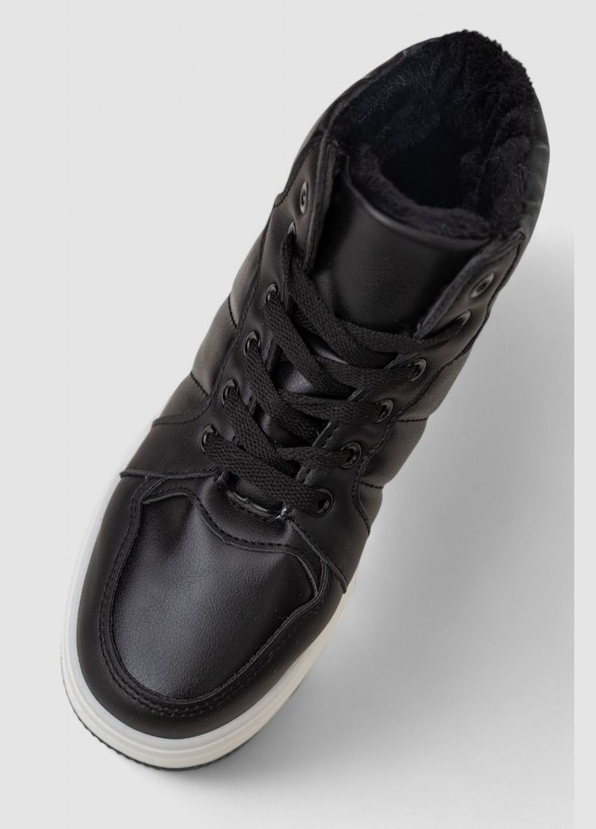 Кросівки жіночі зимові на хутрі Ager Кроссовки чорно-білі зими (318561310)