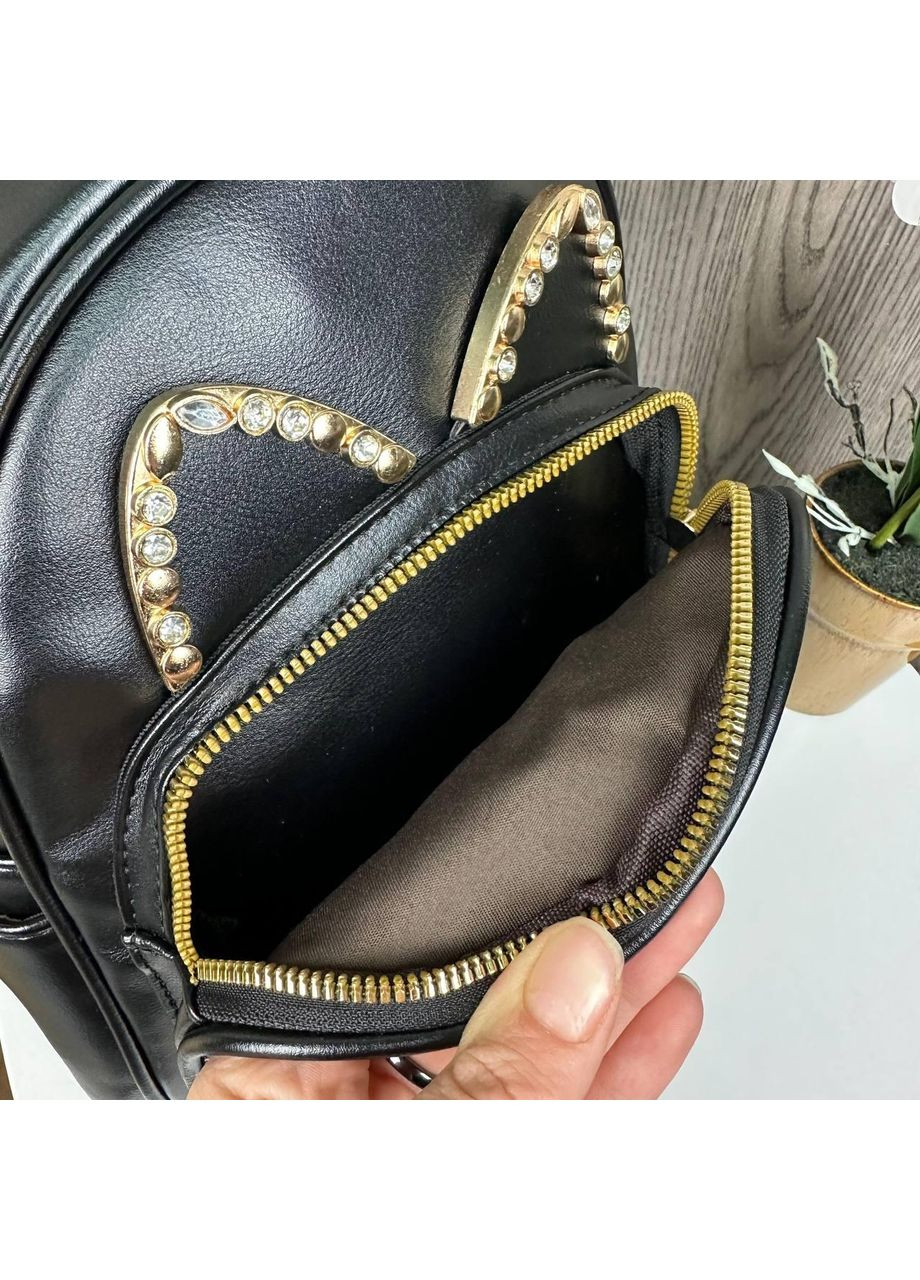 Модный детский рюкзачок с ушками и стразами для девочек мини рюкзак с блестками для подростков ProDobro (363222592)