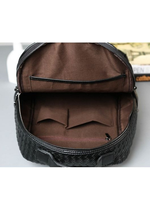 Мужской городской рюкзак плетеный экокожаный городской рюкзак для мужчин и подростков ProDobro (363221691)