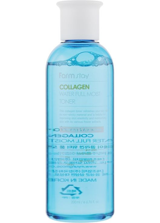 Зволожувальний тонер з колагеном Collagen Water Full Moist Toner 200ml (605143-4859) FarmStay (368632475)