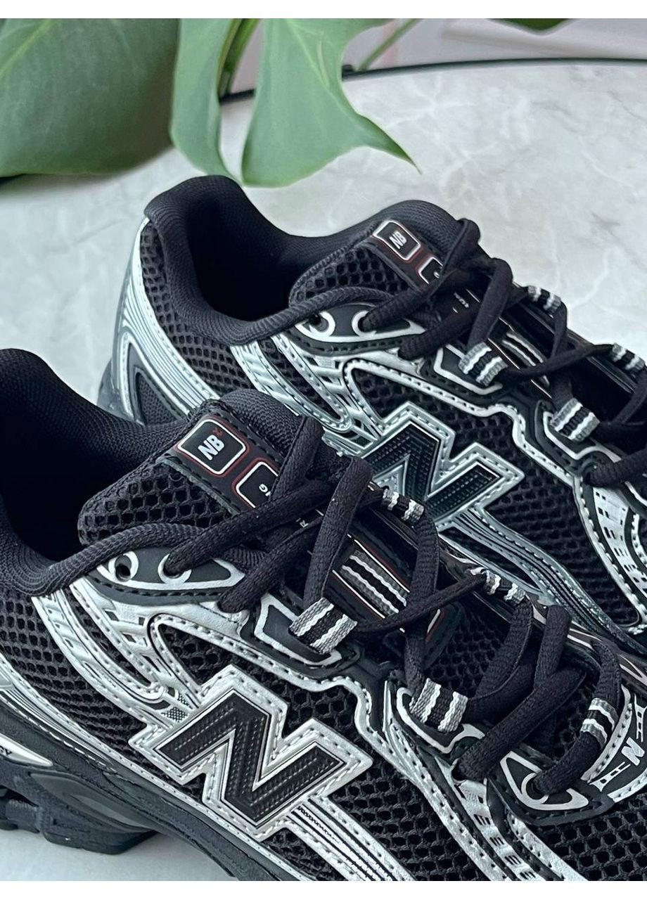Кроссовки женские и мужские New Balance 740 black white | Нью Беланс 740 черные белые No Brand чёрные демисезоны (362476503)