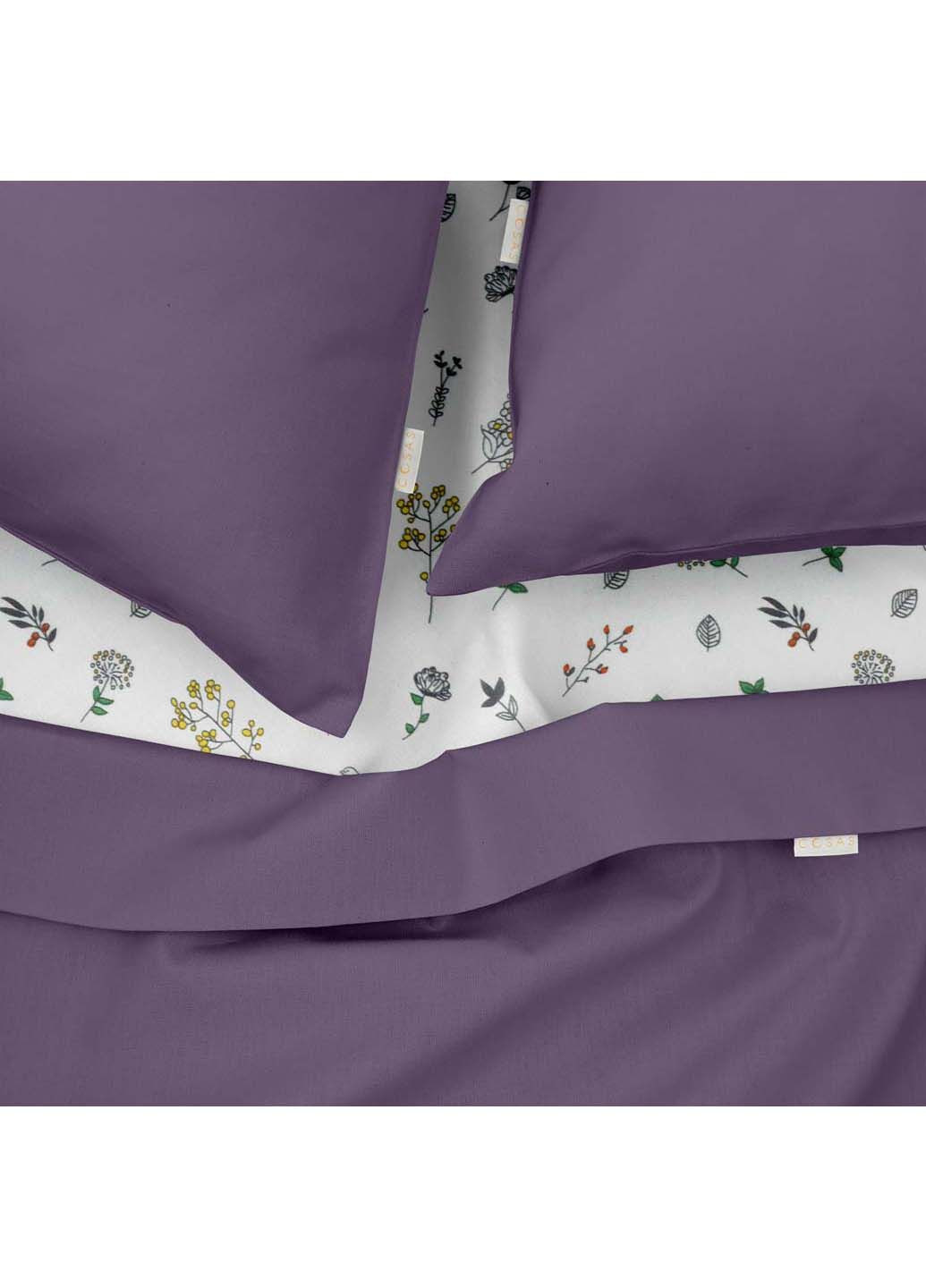 Двоспальна постіль з простирадлом на гумці Aurora CS7 180х220 см Cosas (307474494)