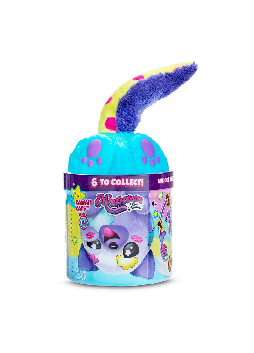 М'яка іграшка Mini W4 — Котик у банці Misfittens (342123137)